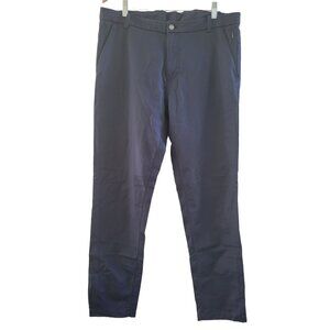 Lululemon athletica Mens Commission Black Pants size 36 stretch career active